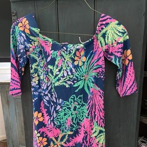 Lilly Pulitzer Off Shoulder Dress sz 2
